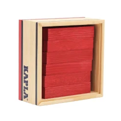 Holzplättchen 40er Kasten rot