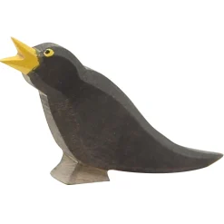 Holztier Amsel