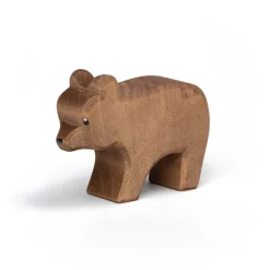 Holztier Bär klein laufend