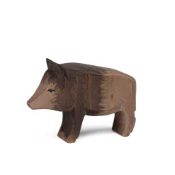Holztier Wildschwein Bache