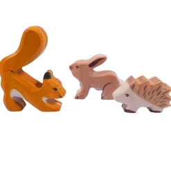 Holztiger Figuren-Set "Tiere im Park" 10-tlg.