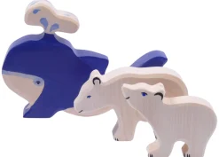 Holztiger Figuren-Set  "Wasser+Eis" 8-tlg.