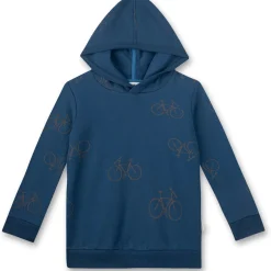 Hoodie "Bike" blau 98