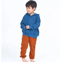 Hoodie "Smile" ozeanblau 92