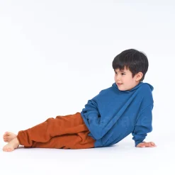 Hoodie "Smile" ozeanblau 92