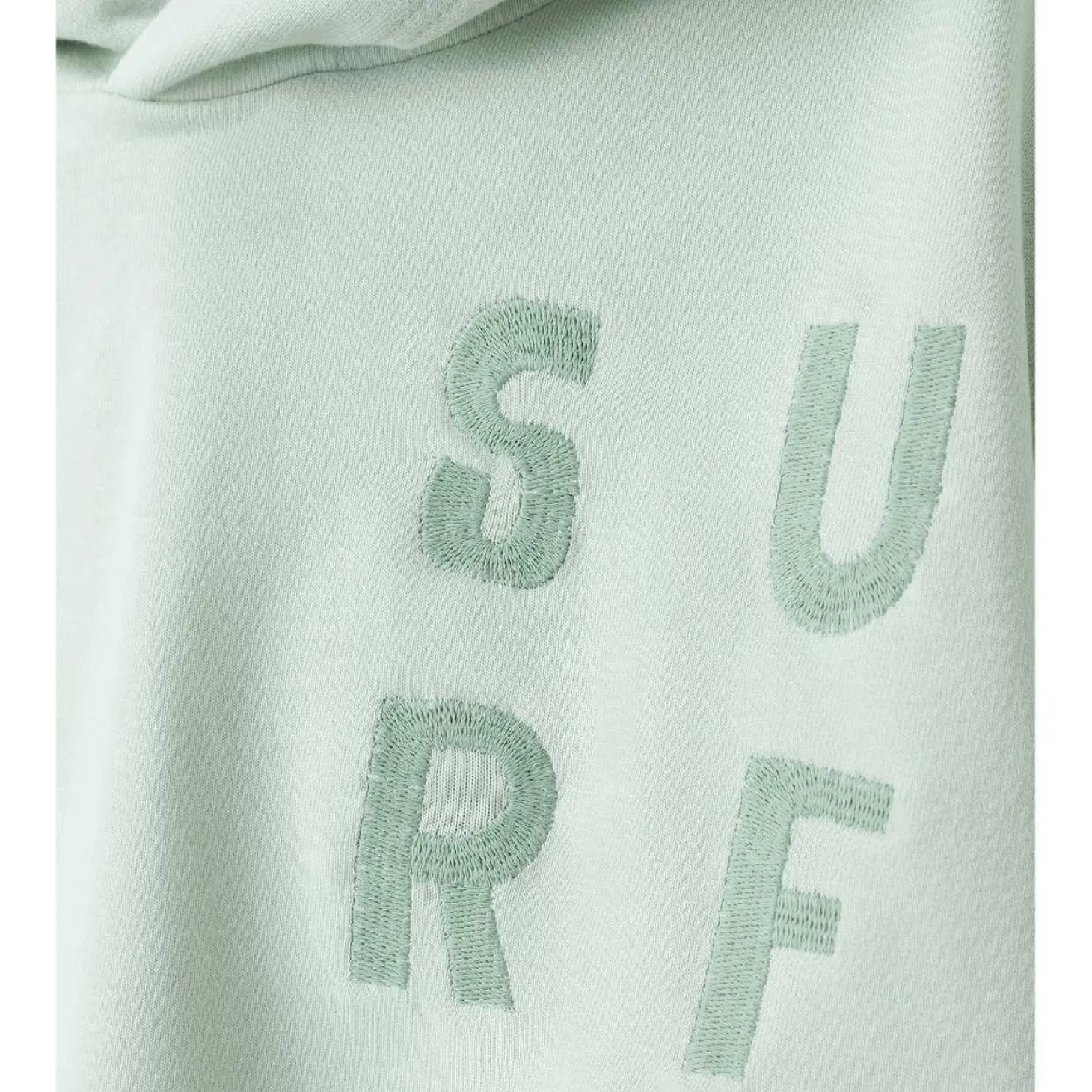 Hoodie "Surf" weißgrün 116