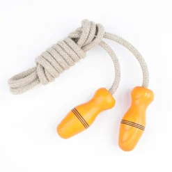 Hüpfseil mit Kindergriff bunt orange