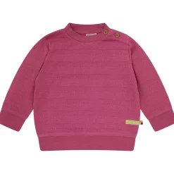 Jacquard-Pullover rouge 122/128
