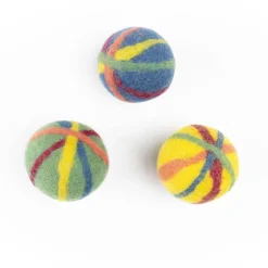 Jonglierbälle aus Filz 3er-Pack Gelb/Rot/Orange