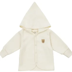 Kapuzenjacke Waffelpique ecru 86/92
