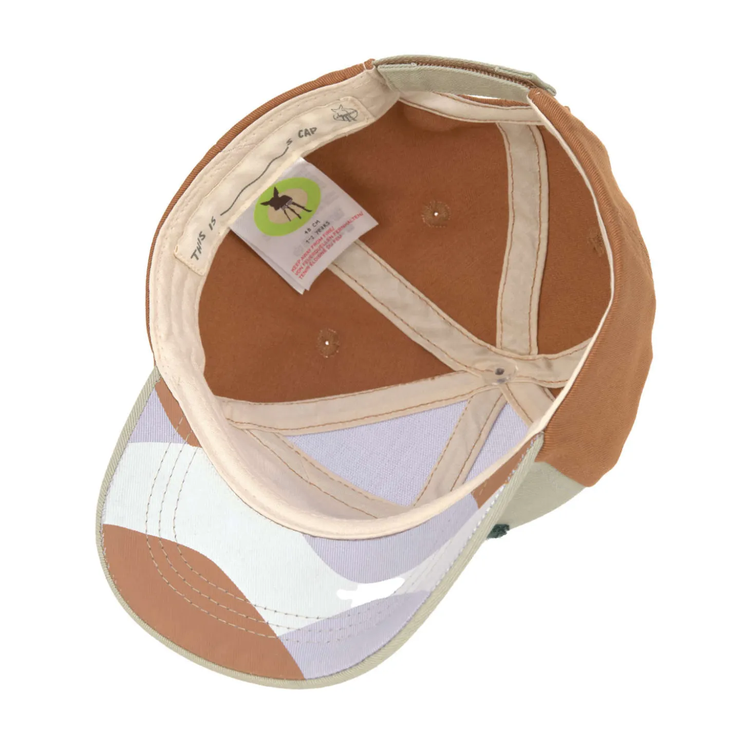 Kinder Cap "Happy" khaki-karamell