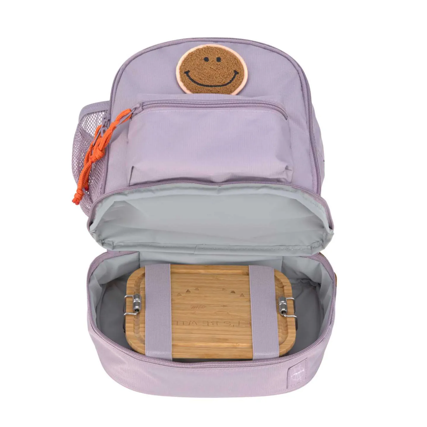Kindergartenrucksack Mini "Smilie" lila