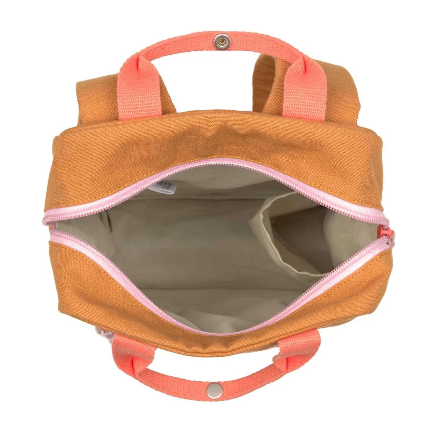 Kindergartenrucksack "Sonne" karamell