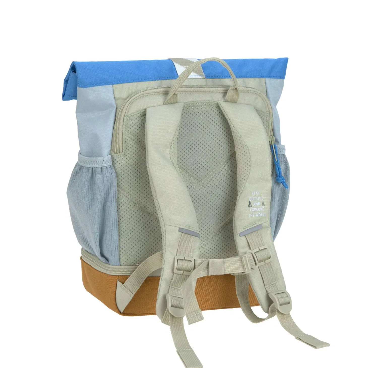 Kinderrucksack Rolltop 11L grün/blau