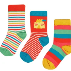 Kindersocken 3er Set "Strandburg" 15-18