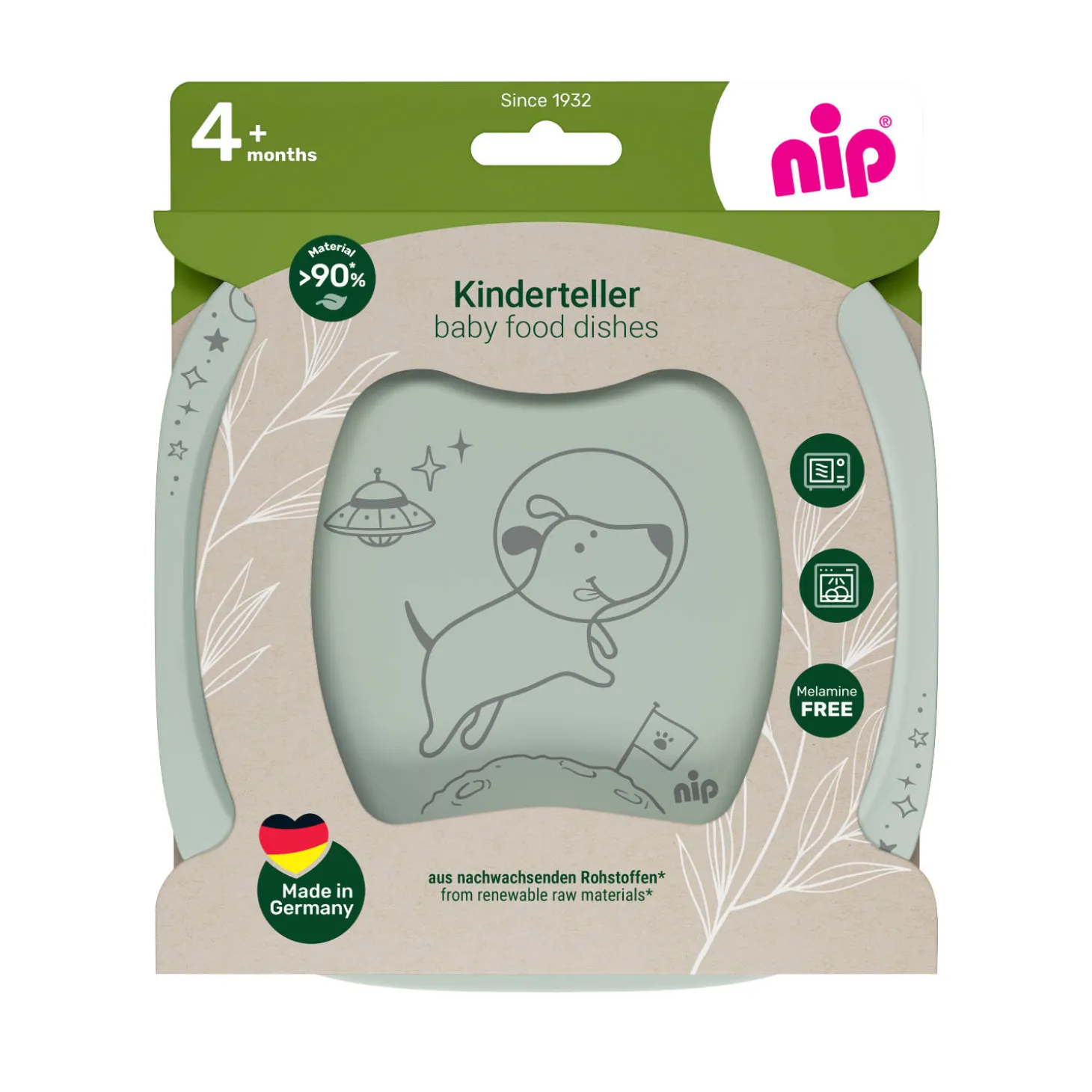 Kinderteller "green" - Hund
