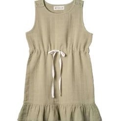Kleid Musselin Salbei 86/92