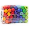Kleine Holzperlen Regenbogen (120 Stück)