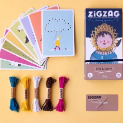 Kreativ Set Fädeln - "Zig Zag"