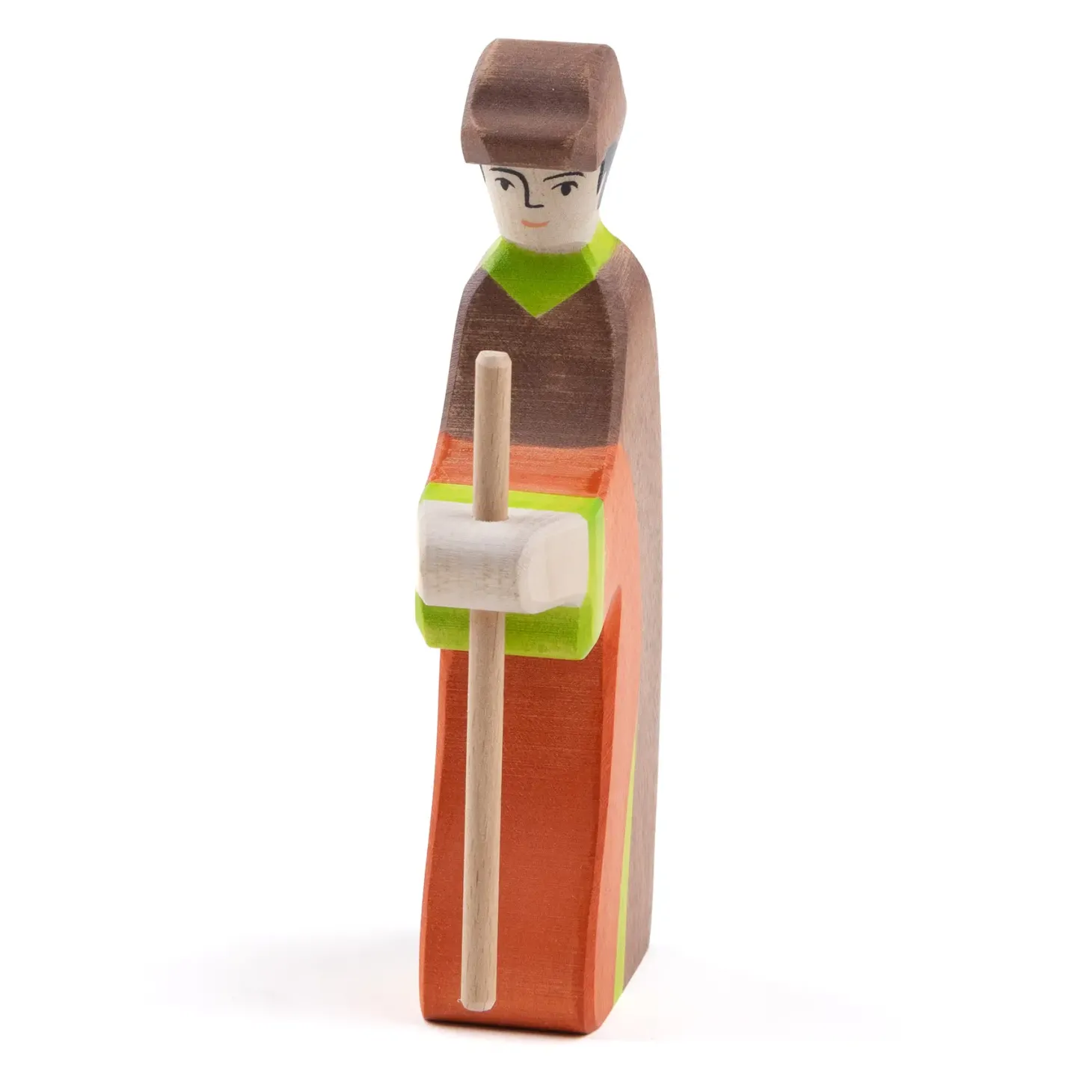 Krippenfigur Hirte mit Stock
