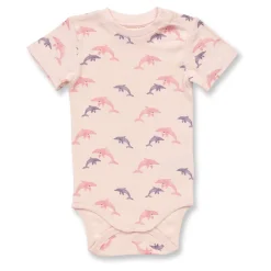 Kurzarmbody "Delfin" hellpink 86