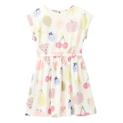 Kurzarm-Kleid "Früchte" bunt 122