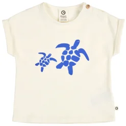 Kurzarmshirt „Turtle“ creme 74