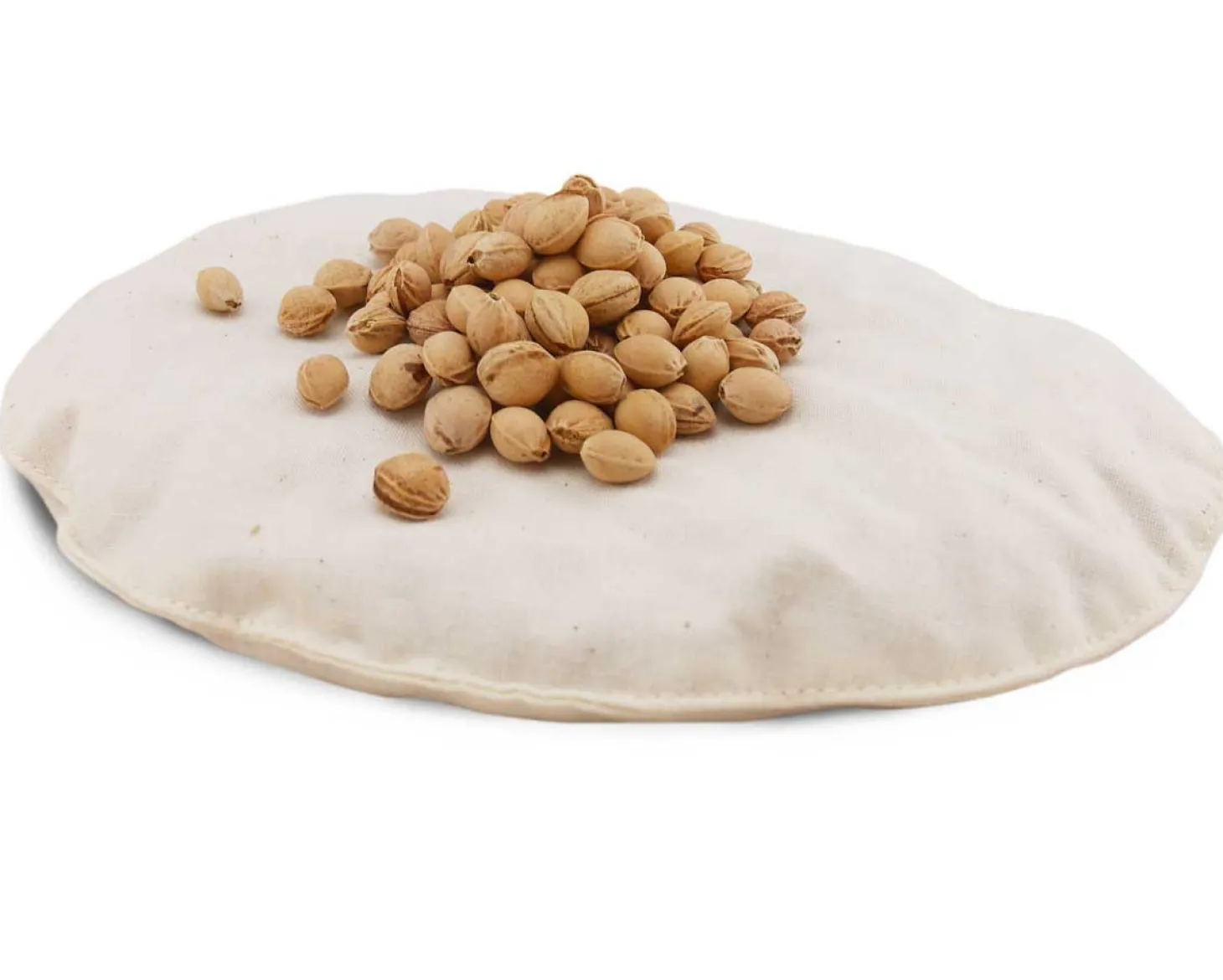 Kuscheltier Robbe weiß Wärmekissen Kirschkern