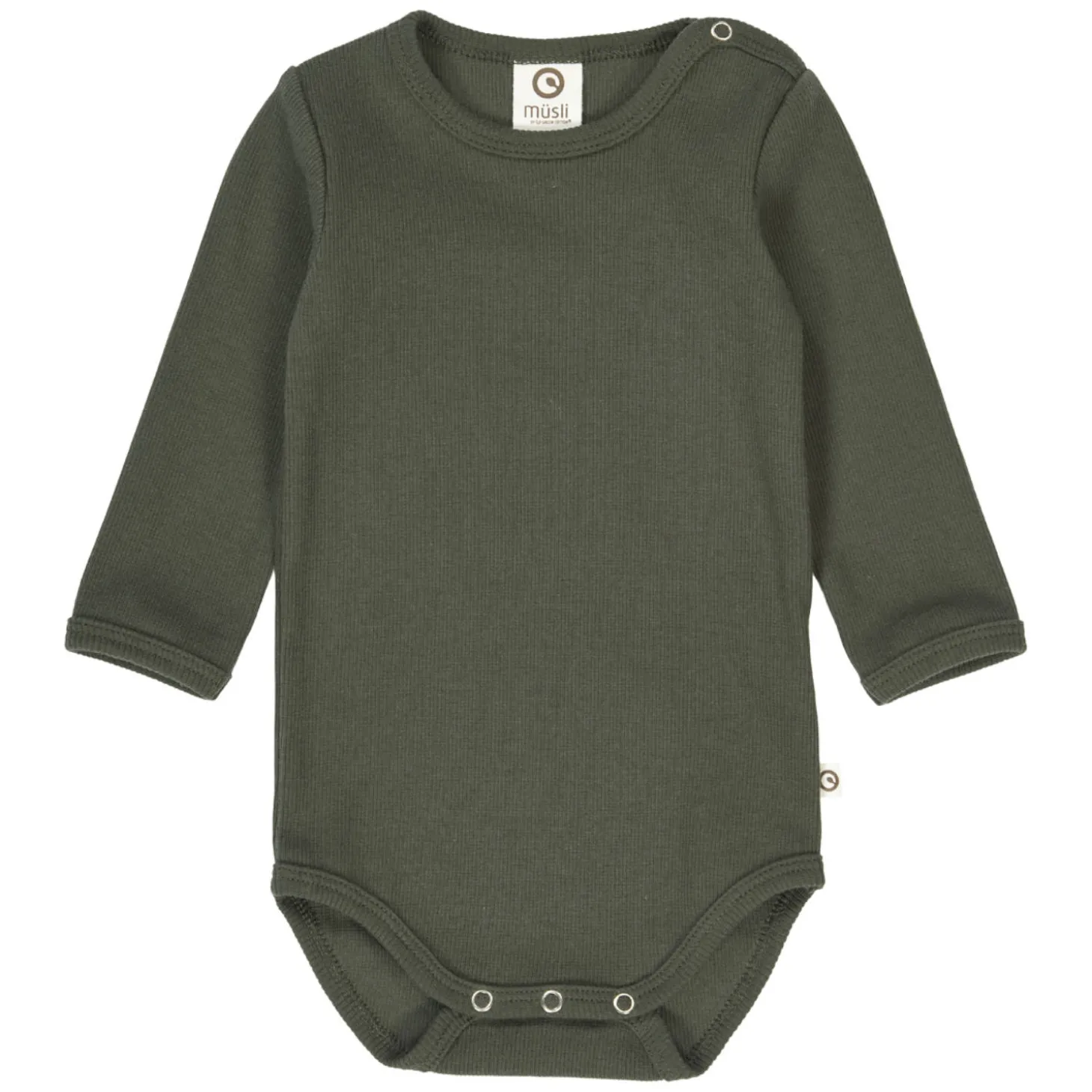 Langarmbody dunkelgrün 74