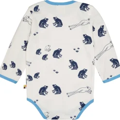 Langarmbody "Frosch" ultramarin 50/56
