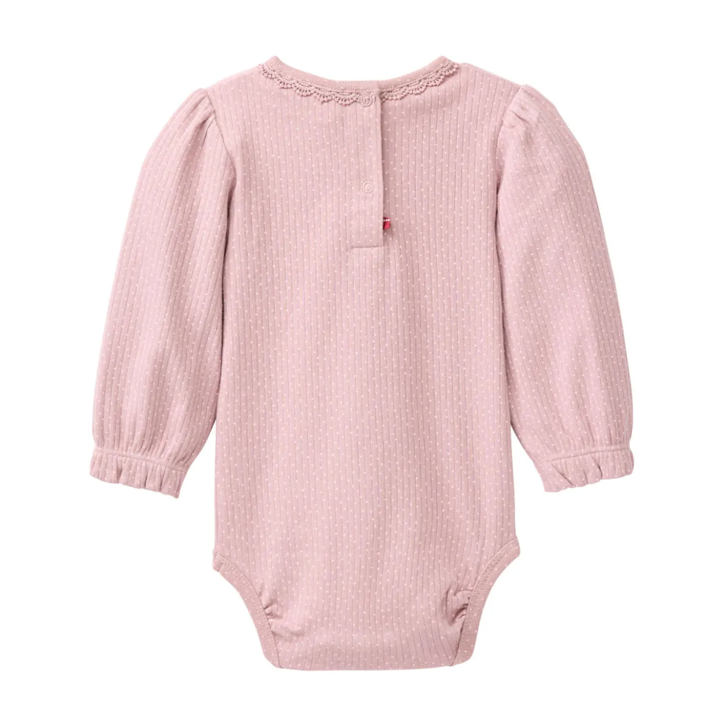 Langarmbody "Pünktchen" rosenholz 98/104