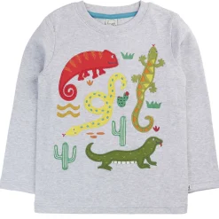 Langarmshirt "Amphibien" grau 122