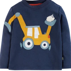 Langarmshirt "Bagger" dunkelblau 80