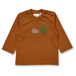 Langarmshirt "Bär" haselnuss 92