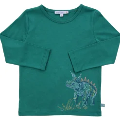 Langarmshirt "Dino-Triceratops" smaragd 98