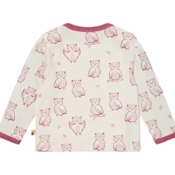 Langarmshirt "Eule" rouge 98/104