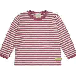 Langarmshirt grape geringelt  86/92
