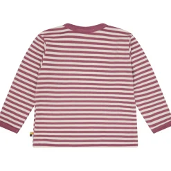 Langarmshirt grape geringelt  86/92