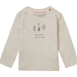 Langarmshirt "Growing" natur meliert 50