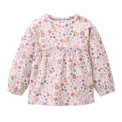 Langarmshirt "Herbstblüten" rosa 98/104