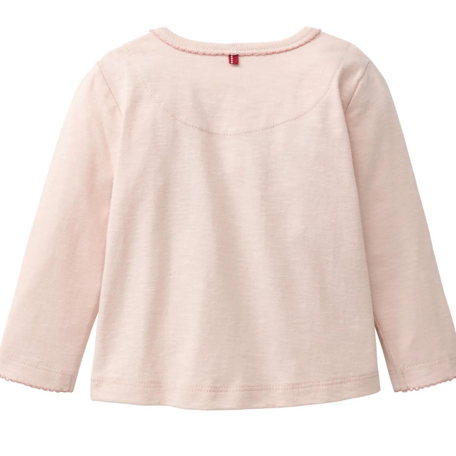 Langarmshirt "Maus" puderrosa 50/56