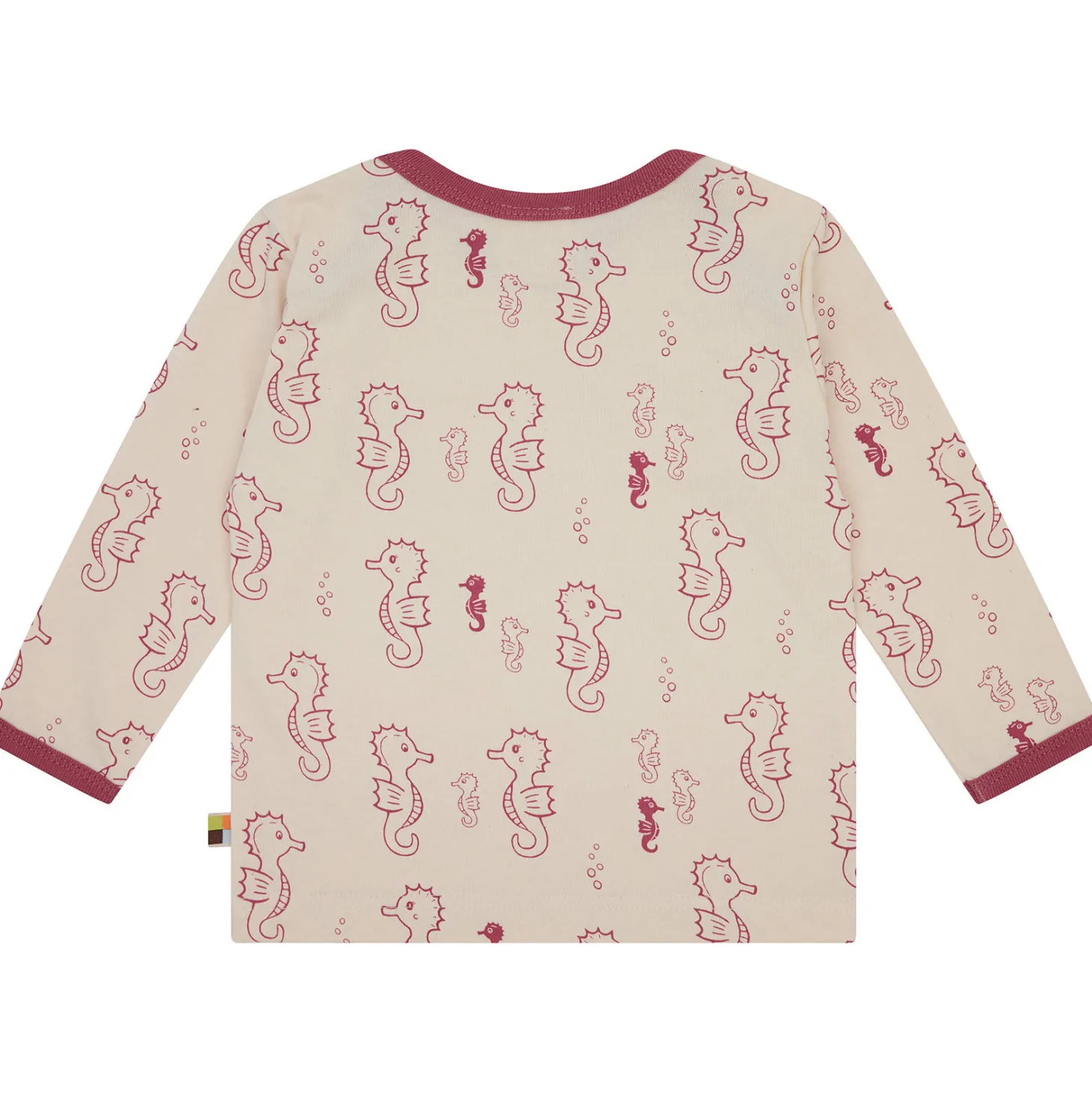 Langarmshirt "Seepferdchen" rouge 98/104