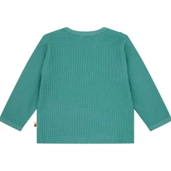 Langarmshirt "Waffelpique" oregano 62/68