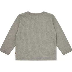 Langarmshirt "Waffelpique" sorbet 74/80