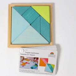 Legespiel Tangram türkis