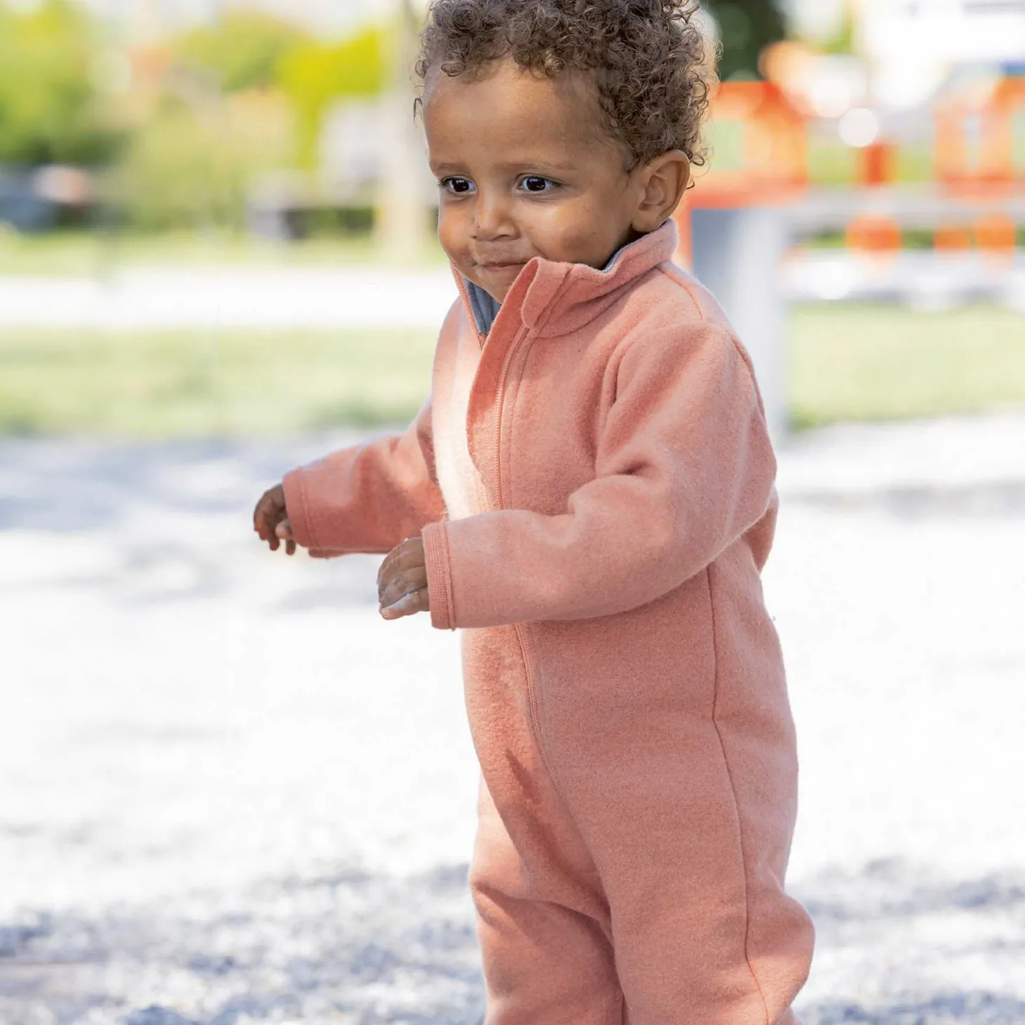 Leichter Walk-Overall softpink 50/56