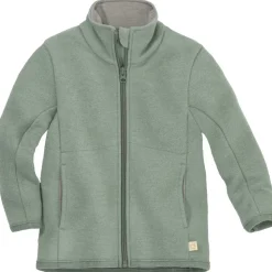 Leichte Walkjacke "Zipper" jade 74/80
