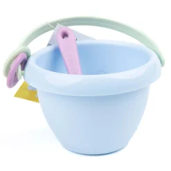 Mini-Eimer "Babyfoot" pastell blau