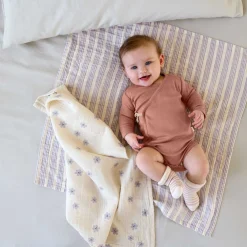 Mulltücher 3er Set 60x60cm lila