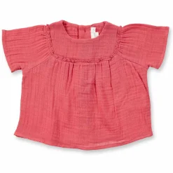 Musselin-Bluse raspberry 92
